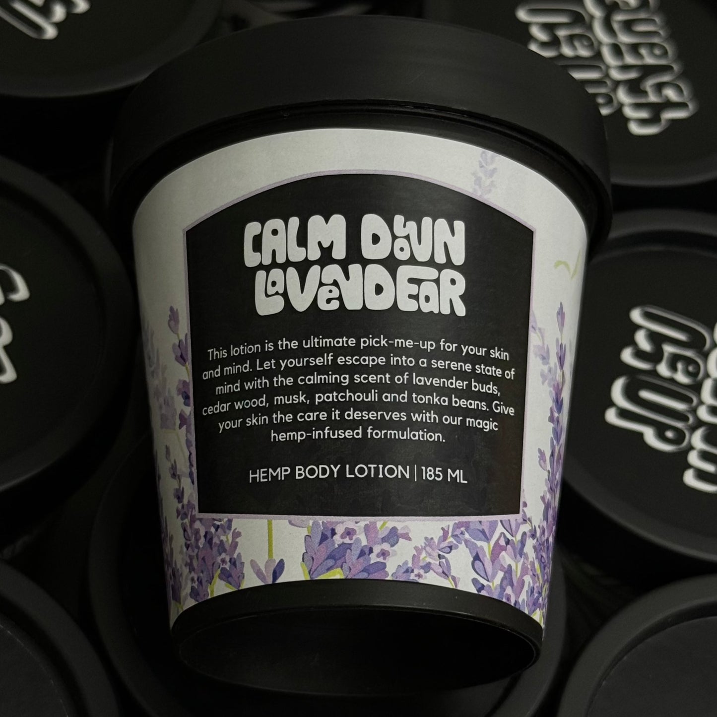 Calm Down Laven-Dear: Hemp body lotion